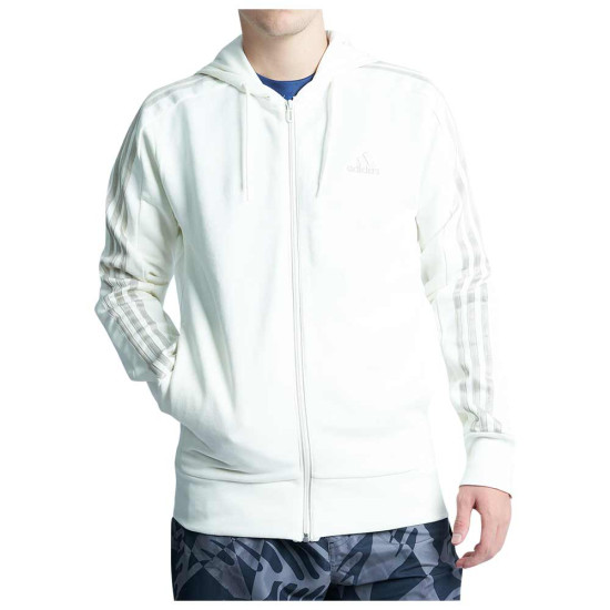 Adidas Ανδρική ζακέτα Essentials French Terry 3-Stripes Full-Zip Hoodie